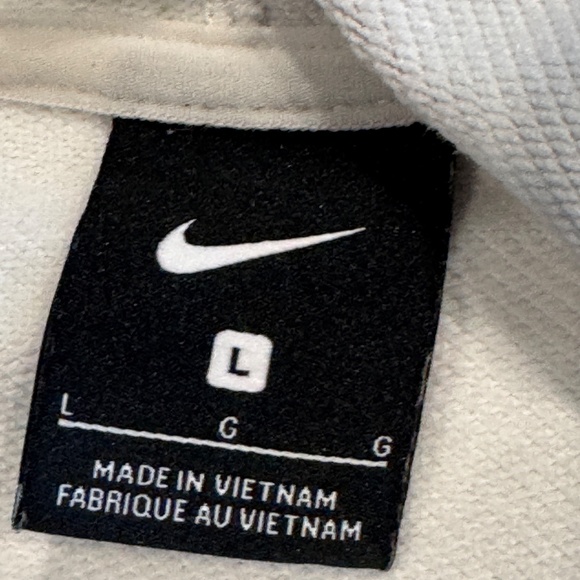 NIKE Tie-Dye Swoosh Half Crop Hoodie Sweatshirt L Purple Pink Tennis-ball-Green - Picture 10 of 10